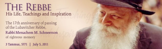 The Rebbe: His Life, Teachings and Inspiration